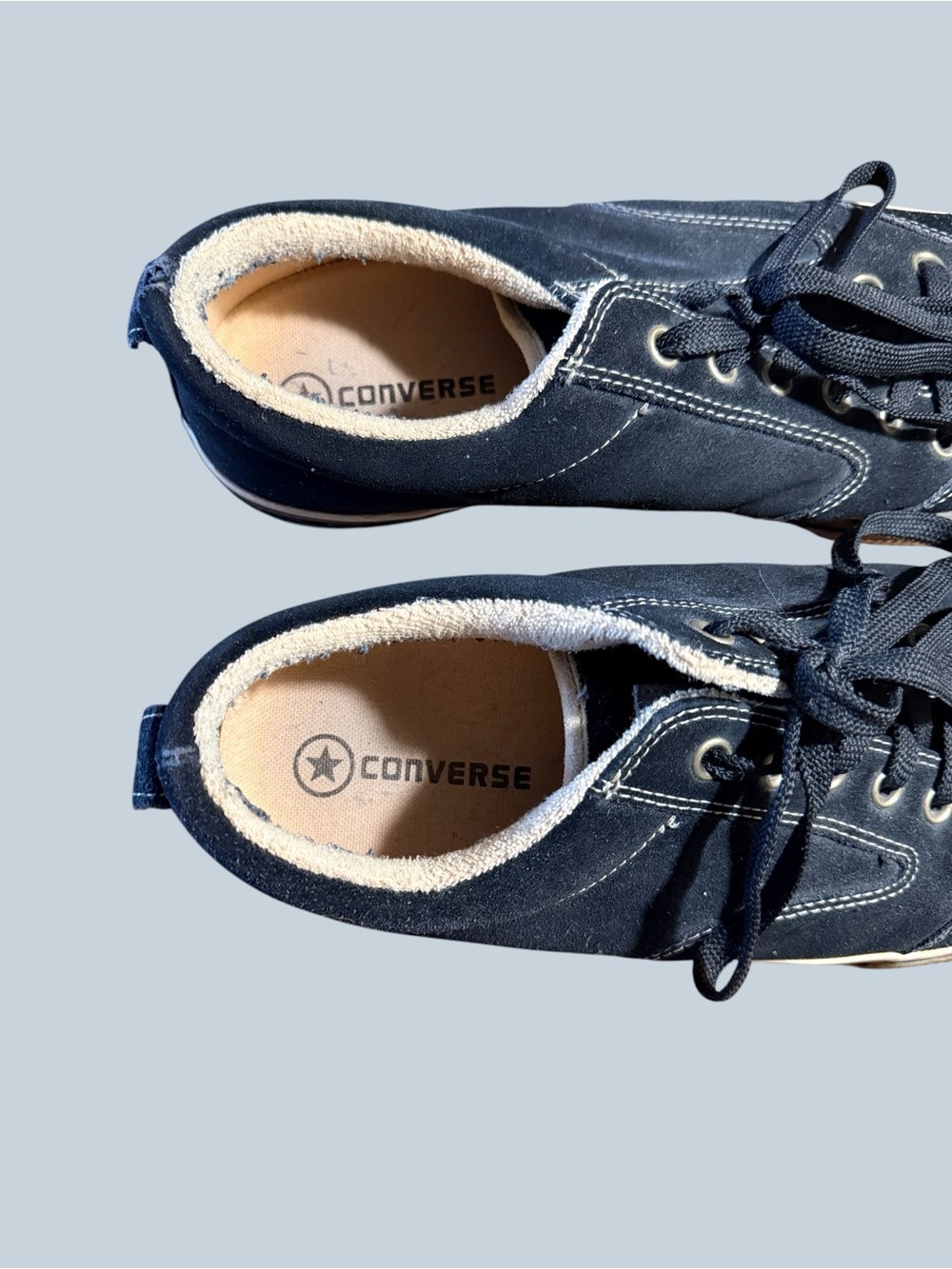 Vintage Converse Men’s Black Suede Sneakers - Skater - Y2K - Picture 4 of 11